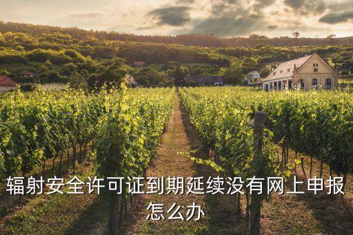 輻射安全申報(bào)系統(tǒng)，輻射安全許可證年審如何在網(wǎng)上申請(qǐng)辦理
