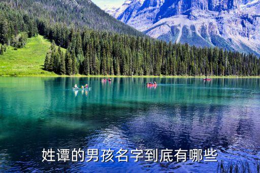 姓譚的男孩名字到底有哪些