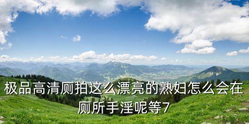 極品高清廁拍這么漂亮的熟婦怎么會(huì)在廁所手淫呢等7