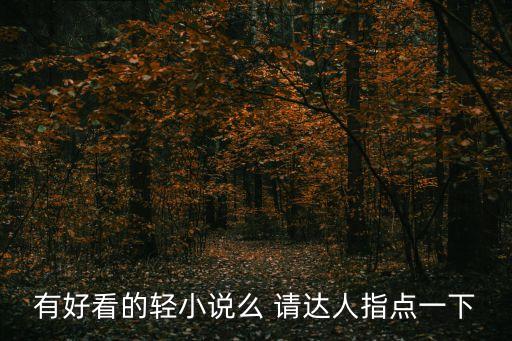 我的騷0生活，有好看的輕小說么 請達人指點一下
