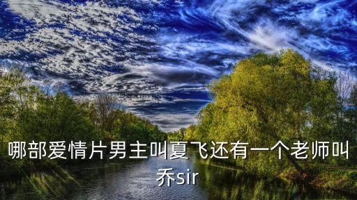 夏飛，夏飛是誰