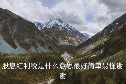股息紅利稅，股息紅利所得如何納稅