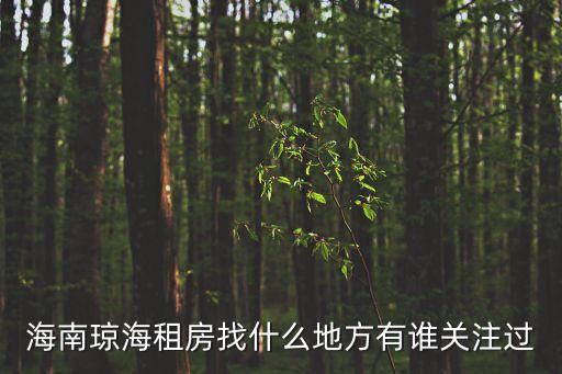 瓊海租房，海南省瓊海市哪里有房子出租