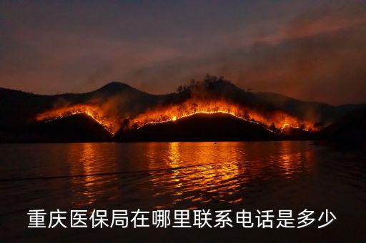 重慶醫(yī)保局在哪里聯(lián)系電話是多少