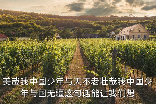 與國，壯哉我中國少年與國無疆的意思