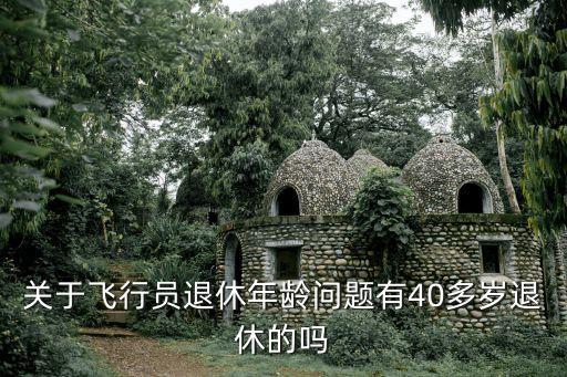 關(guān)于飛行員退休年齡問題有40多歲退休的嗎