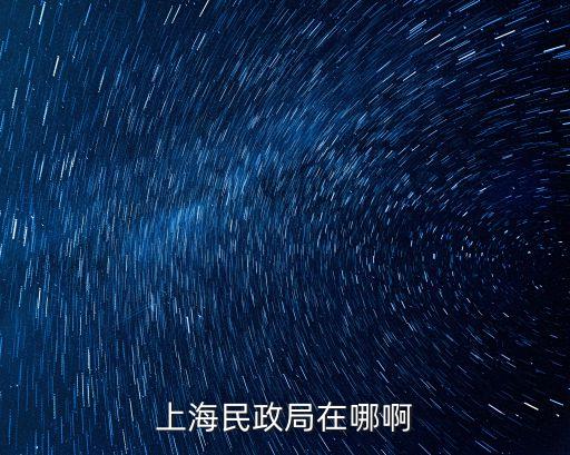 上海民政局在哪啊