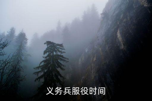 義務(wù)兵服役時間