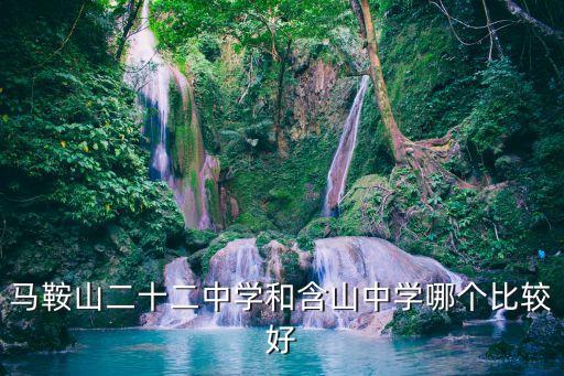 馬鞍山二十二中學(xué)和含山中學(xué)哪個(gè)比較好
