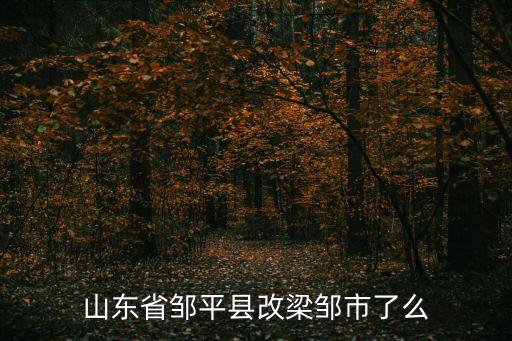 梁鄒，梁鄒奇跡現(xiàn)在還有嗎