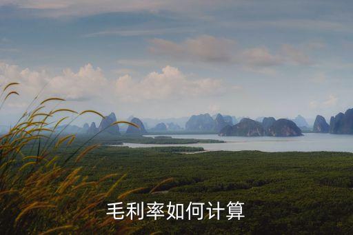 毛利率如何計算