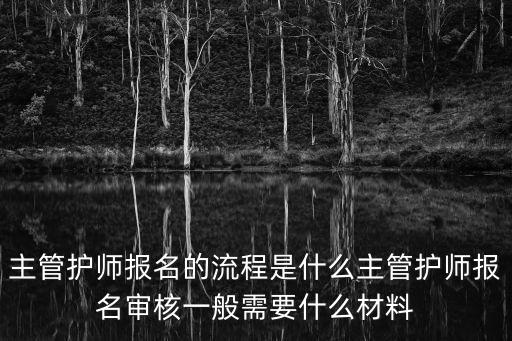 主管護(hù)師報(bào)名，主管護(hù)師什么時(shí)間報(bào)名