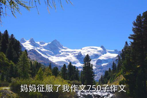 媽媽征服了我作文750子作文