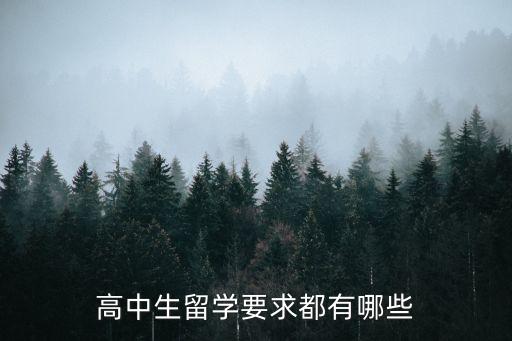 高中生出國留學(xué)，高中生出國留學(xué)都有哪些路徑