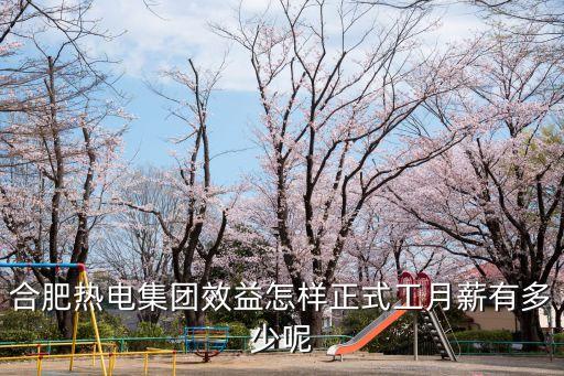 合肥熱電集團(tuán)效益怎樣正式工月薪有多少呢