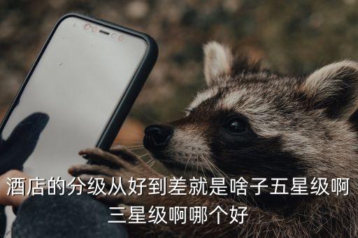 星級，酒店的分級從好到差就是啥子五星級啊三星級啊哪個好