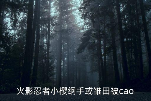 火影忍者小櫻綱手或雛田被cao