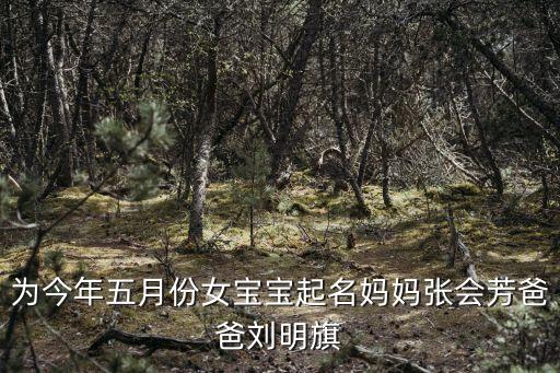 為今年五月份女寶寶起名媽媽張會(huì)芳爸爸劉明旗