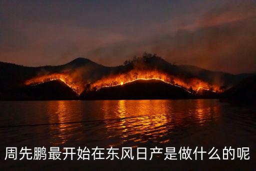 周先鵬，周先鵬最開始在東風(fēng)日產(chǎn)是做什么的