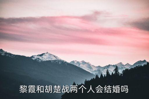 黎霞和胡楚戰(zhàn)兩個(gè)人會(huì)結(jié)婚嗎