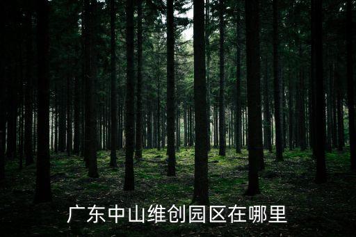 廣東中山維創(chuàng)園區(qū)在哪里
