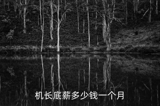 機(jī)長工資多少錢一個月，機(jī)長底薪多少錢一個月