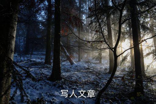 操人文章，寫人文章