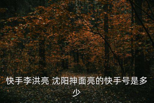 李洪亮，榆樹市市長是誰