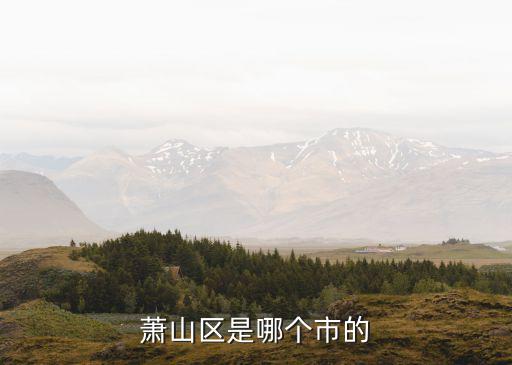 蕭山區(qū)屬于哪個市，蕭山屬于杭州的一個區(qū)還是屬于縣級市