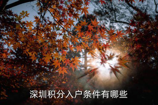 深圳積分入戶政策，深圳戶口如何辦理積分入戶