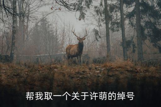 許萌，幫我取一個關(guān)于許萌的綽號