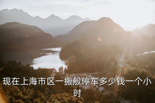 上海停車費(fèi)，現(xiàn)在上海市區(qū)一搬般停車多少錢一個小時