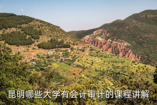 審計(jì)，昆明哪些大學(xué)有會(huì)計(jì)審計(jì)的課程講解