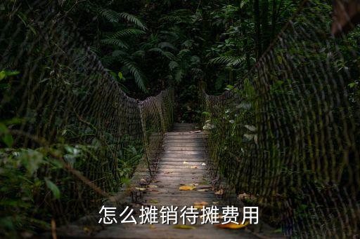 怎么攤銷待攤費(fèi)用