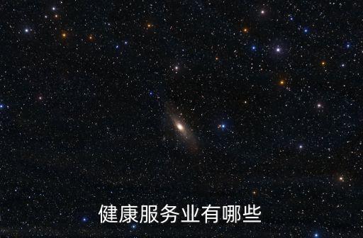 健康服務(wù)業(yè)有哪些