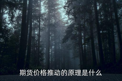 期貨價格推動的原理是什么