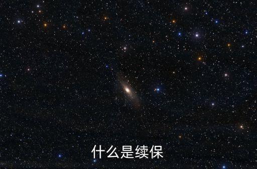什么是續(xù)保
