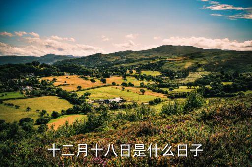 12月18，十二月十八日是什么日子