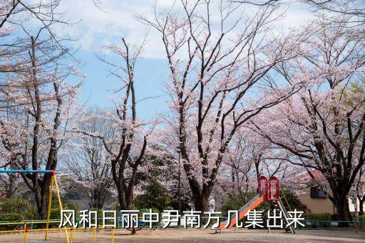 風(fēng)和日麗中尹南方幾集出來