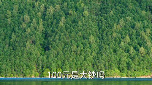 100元是大鈔嗎