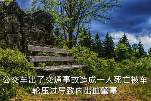 公交車出了交通事故造成一人死亡被車輪壓過(guò)導(dǎo)致內(nèi)出血肇事