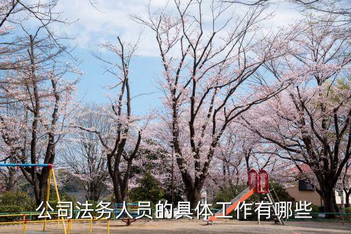 公司法務(wù)人員的具體工作有哪些