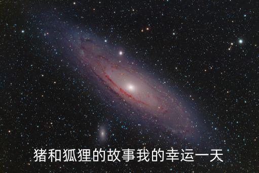 我的幸運一天繪本，豬和狐貍的故事我的幸運一天