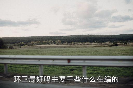 環(huán)衛(wèi)局好嗎主要干些什么在編的