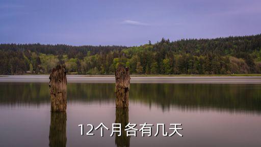 12個(gè)月各有幾天