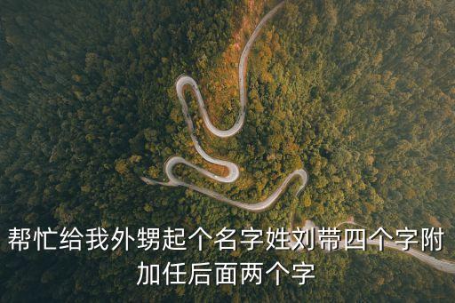 劉任，幫忙給我外甥起個名字姓劉帶四個字附加任后面兩個字
