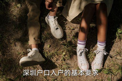 深圳落戶(hù)條件，深圳戶(hù)口入戶(hù)的基本要求