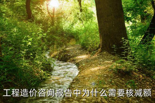 工程造價(jià)咨詢(xún)報(bào)告中為什么需要核減額