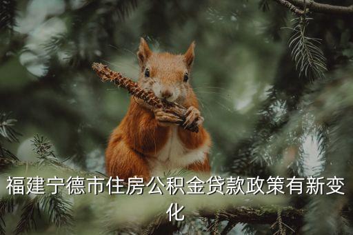 公積金貸款新政，住房公積金貸款政策