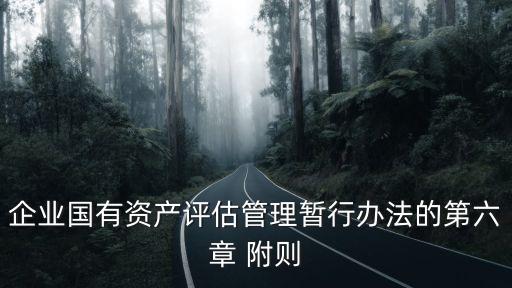 國有資產(chǎn)評估管理辦法，國有資產(chǎn)評估管理辦法施行細則的實施日期